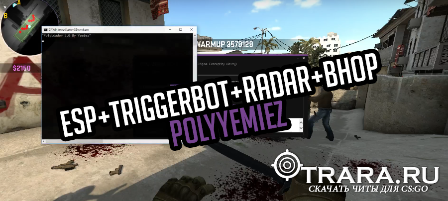   CS:GO ESP+Triggerbot+Radar+Bhop (PolyYemiez)
